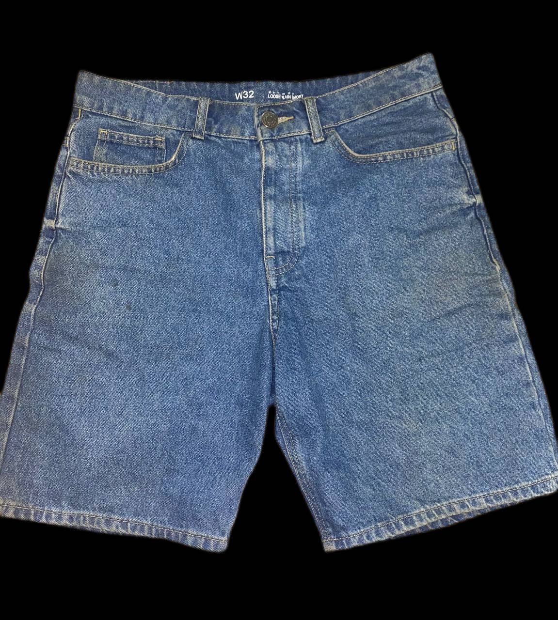 denim shorts Loose Plain Shorts, Размер L