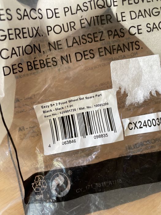2шт Колеса передние Cybex Eezy S Plus