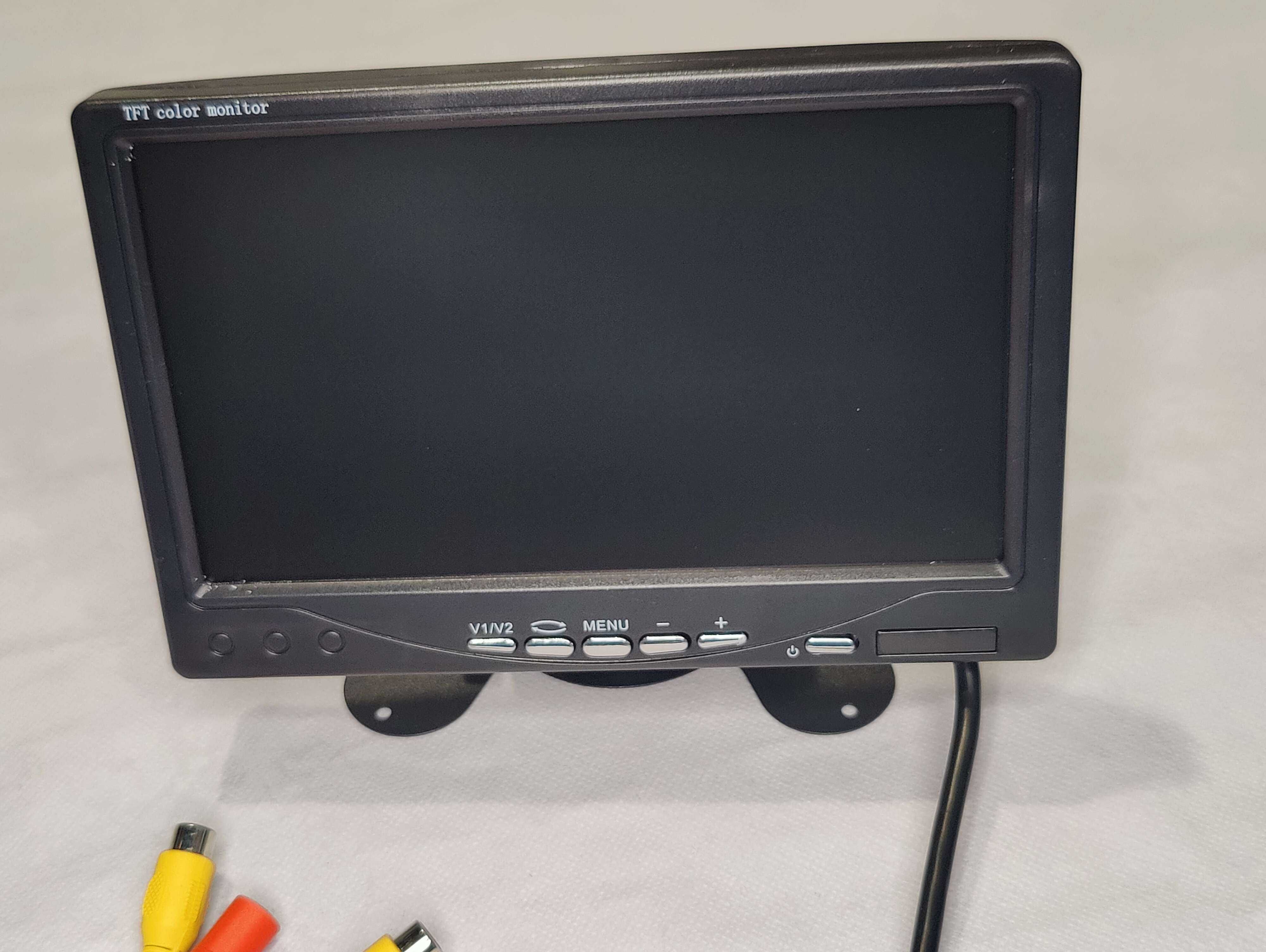 Monitor LCD de Estacionamento com 7 polegadas + câmara traseira