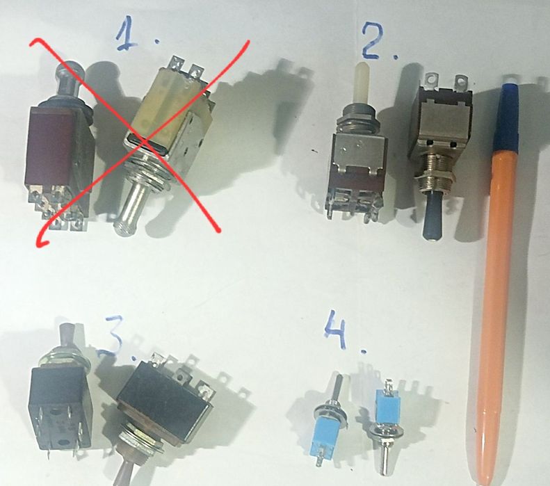 Тумблери перемикачі