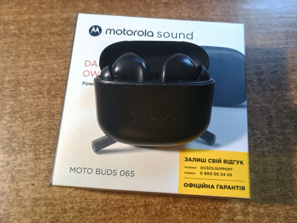 Motorola moto buds 065 ENC Moonless Night