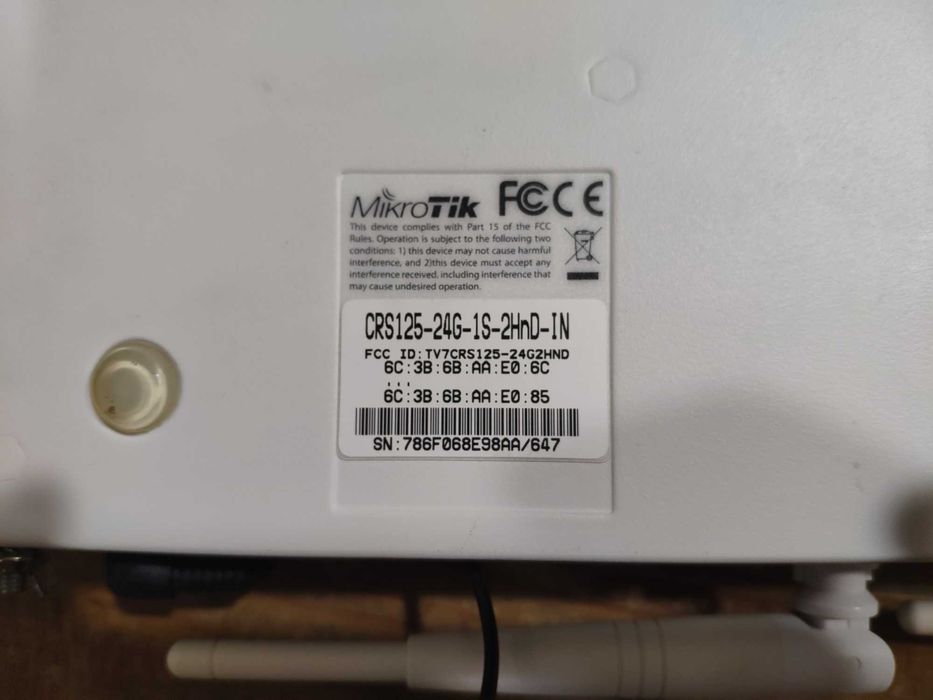 MikroTik CRS125-24G-1S-2HnD-IN