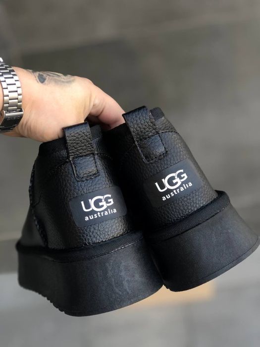 Размер 41 Скидка! UGG Australia Кожаные Угги на платформе Угі Уггі Уг