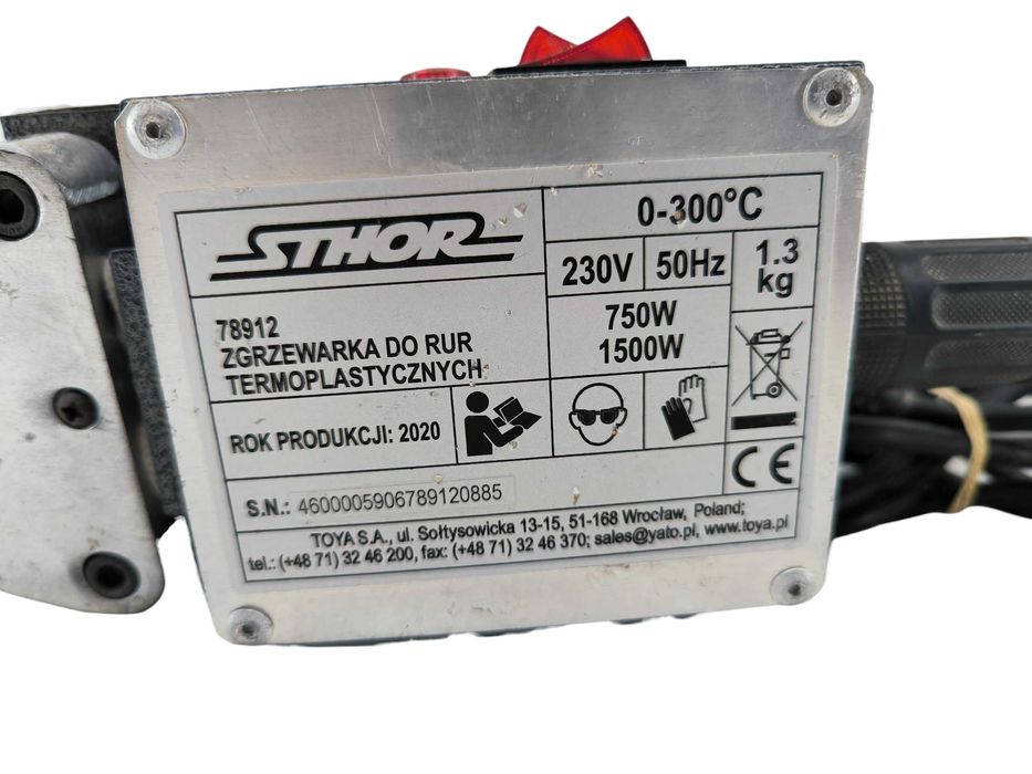 Zgrzewarka Do Rur PCV STOHR 78912 KOMPLET