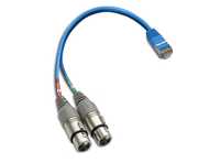 Кабель Studiohub Adapter RJ-45 Male to dual XLR Female-6in-Balanced