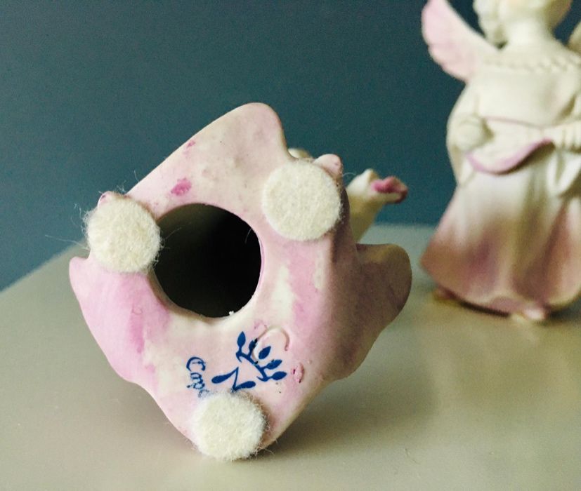 Conjunto de Anjinhos em Porcelana