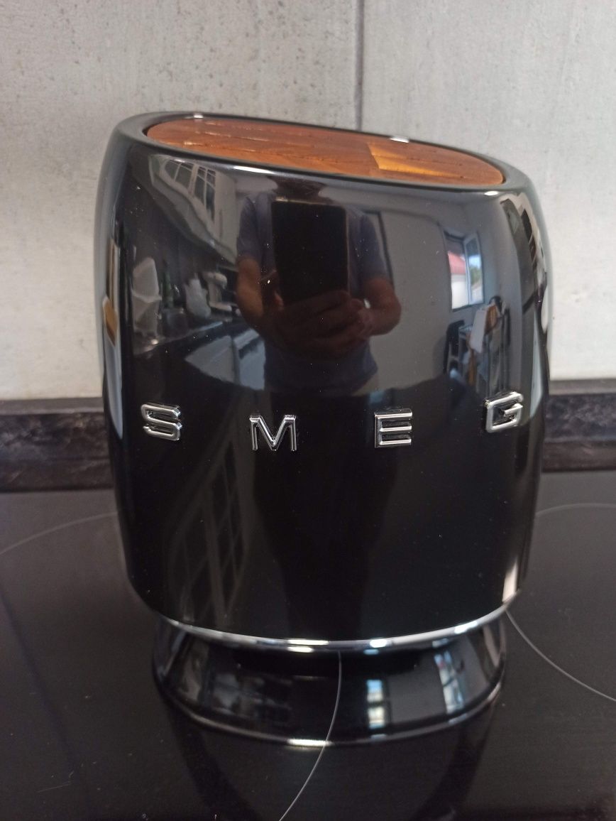 Suporte facas SMEG preto NOVO