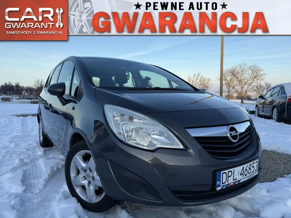 Opel Meriva 2011r 1.4 benzyna klimatyzacja alufelgi zimowe opony zadbany Gwarancja