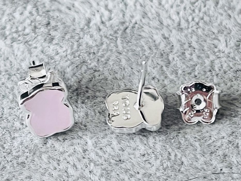 Tous color nowe kolczyki miś 0.9 cm