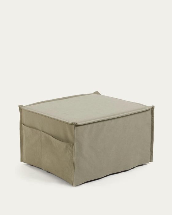 Pufe-cama compacto e super confortável - Cinza Claro
