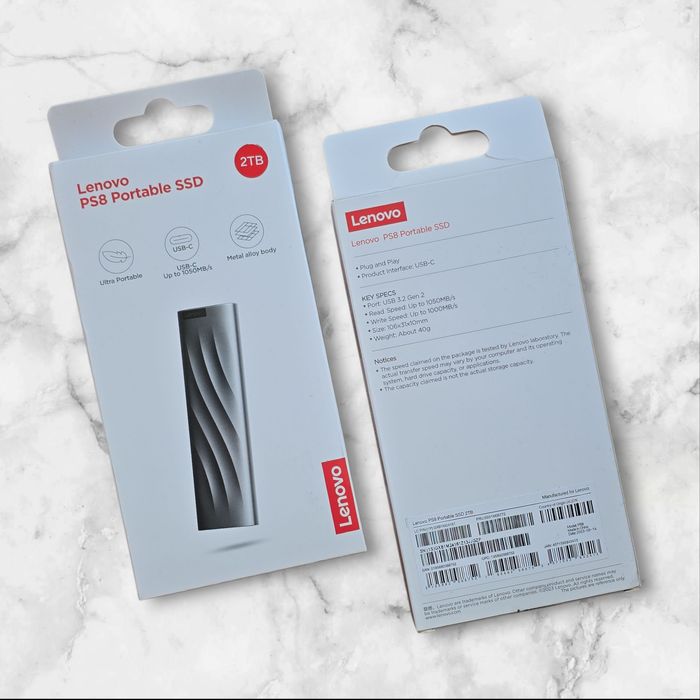 Зовнішній диск SSD Lenovo USB C 3.2 2Tb