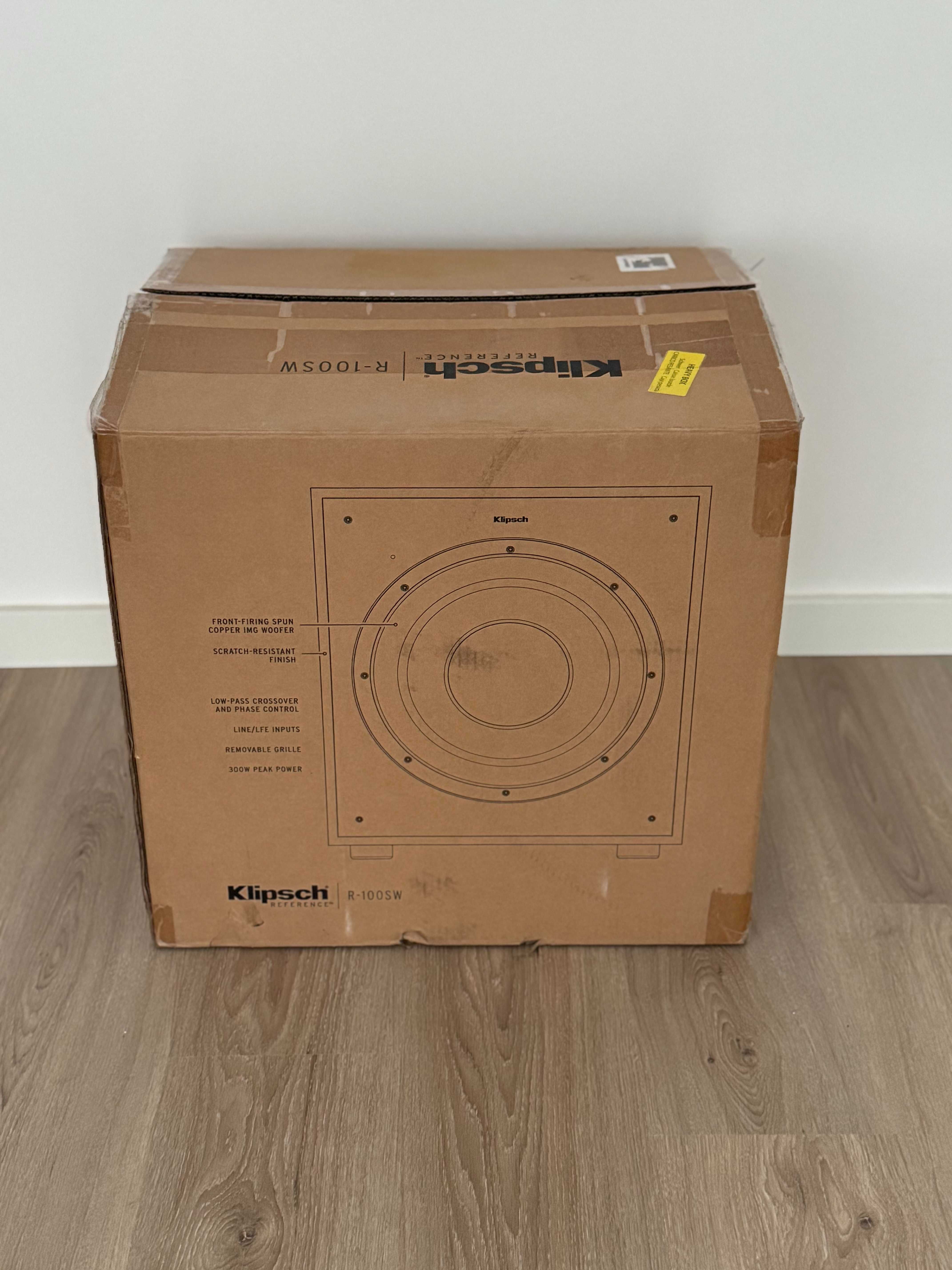 Subwoofer home cinema Klipsch R-100SW COMO NOVO