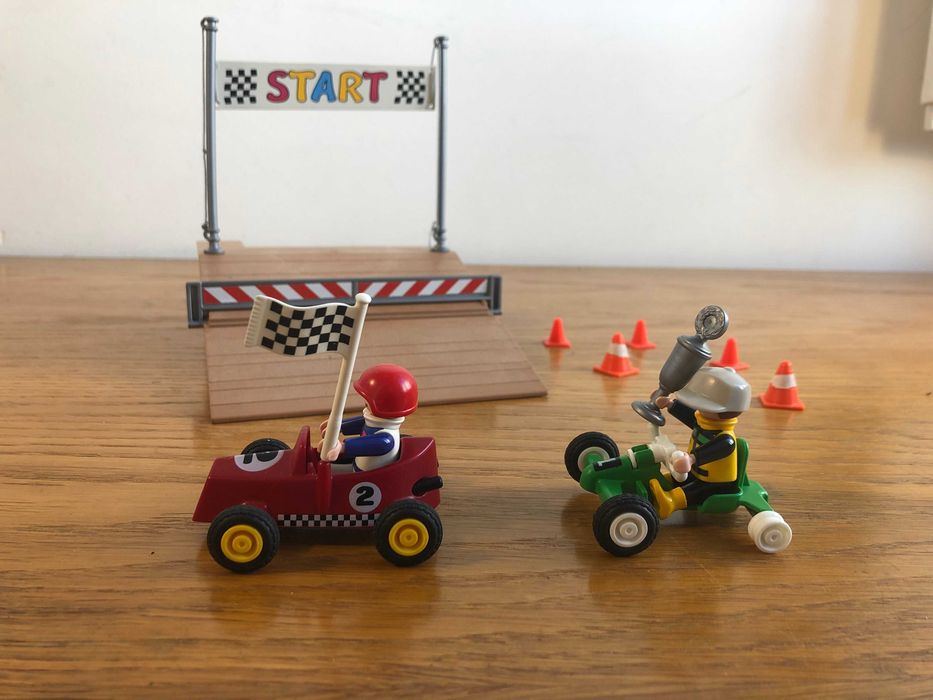 Set Playmobil Corrida Completo – Carros, Pilotos e Pódio