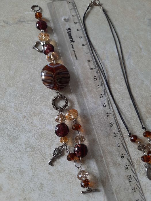 Комплект браслет и подвес