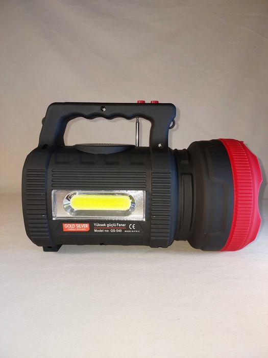 Лiхтaр тyристичний GS-540 Powerbank, Bluetooth, FM-радіо, USB, LED