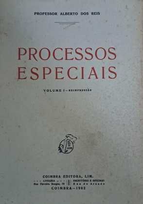 Processos Especiais Vol. 1.º - Alberto dos Reis