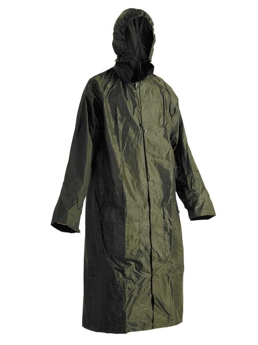 Płaszcz przeciwdeszczowy deszczowy peleryna z kapturem i rękawami