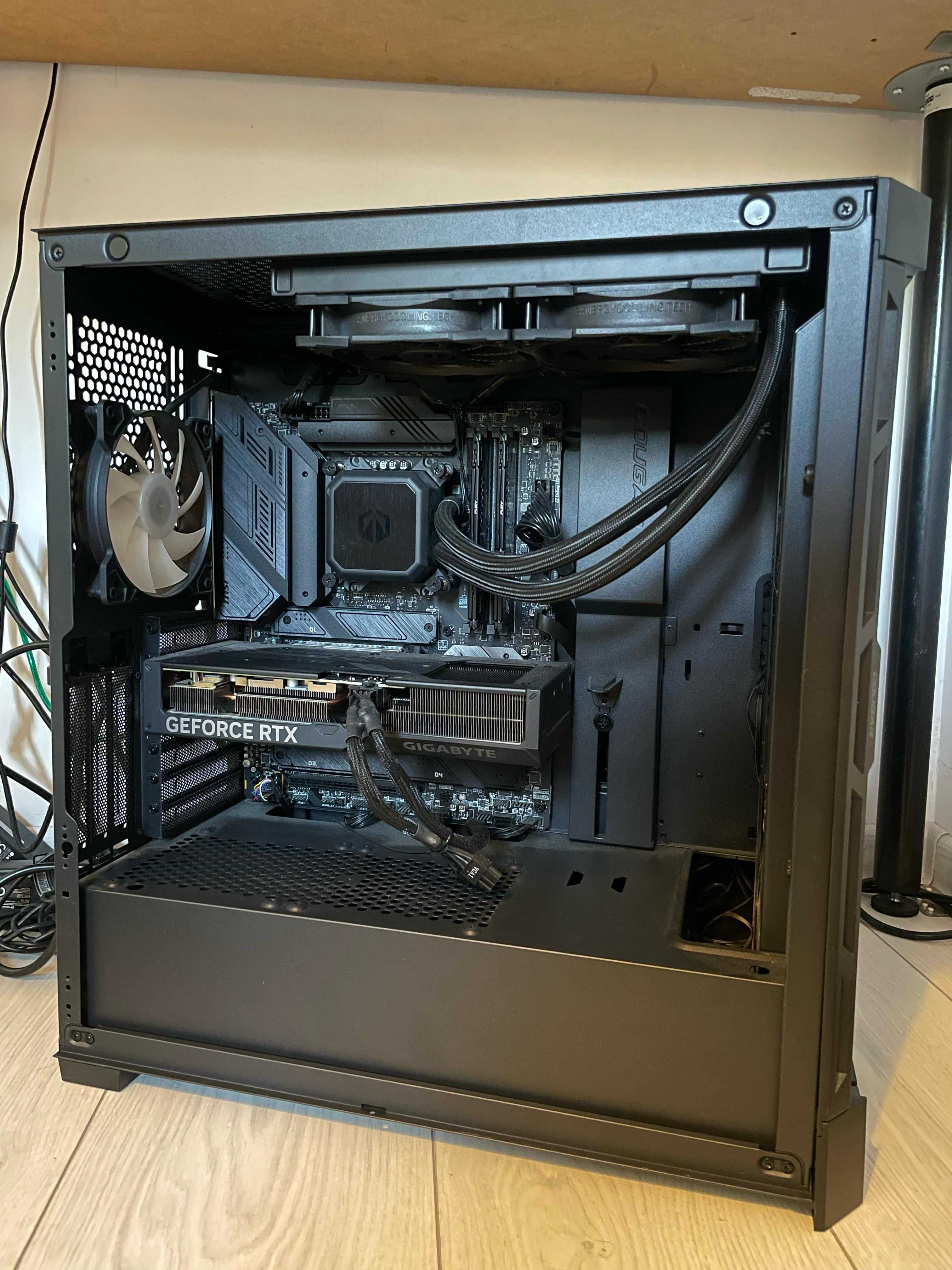 Stanowisko komputerowe, gamingowe, RTX 4070, i5 13600KF, DDR5 32GB