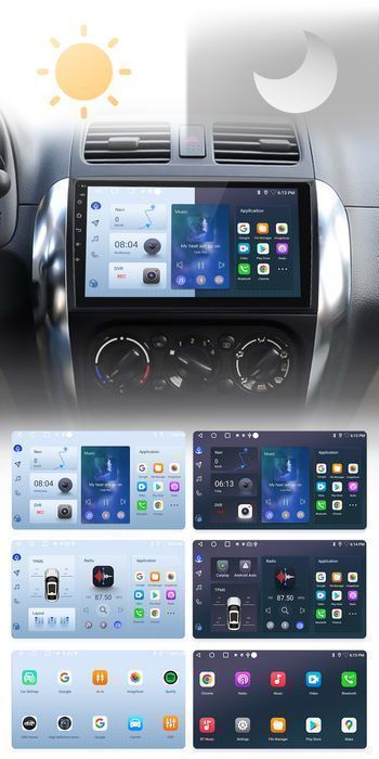 Radio Nawigacja Suzuki SX4 2006 - 2013 Fiat Sedici Android 4GB 64GB