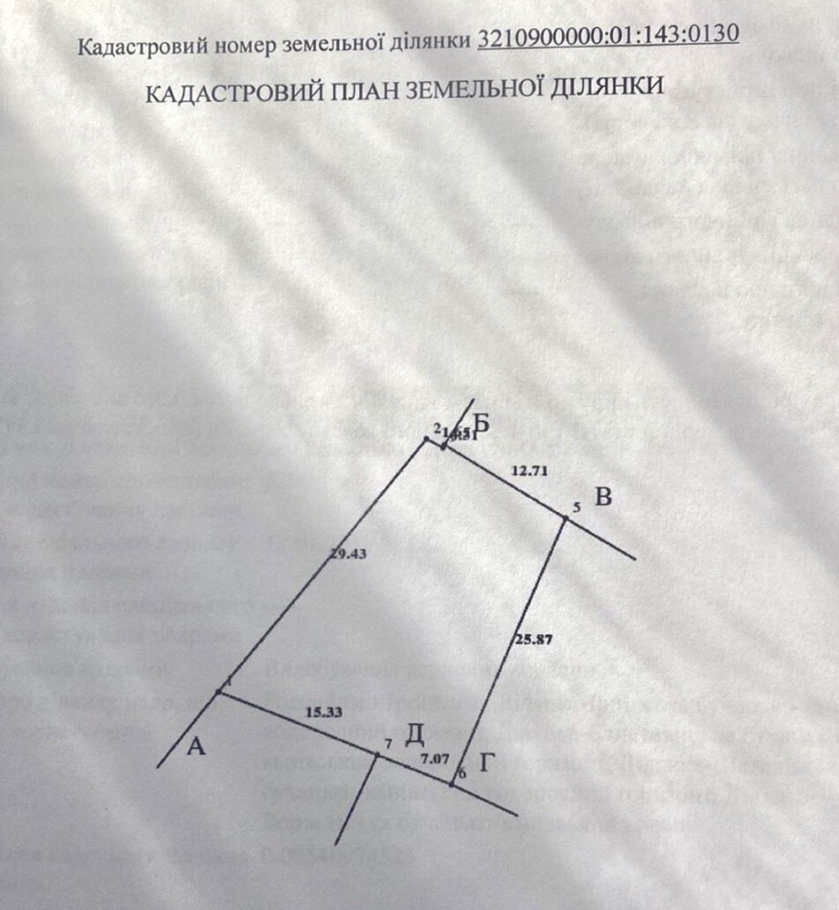 Земельна ділянка з комунікаціями