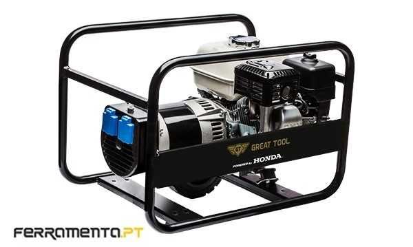 Gerador Gasolina 3,5 kVA GREAT TOOL Powered by HONDA GT 4000 H