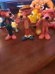 Figuras pvc pantera cor de rosa