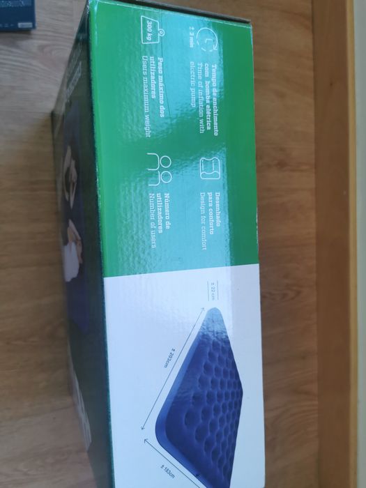 Pack colchão casal insuflável com Bomba de ar