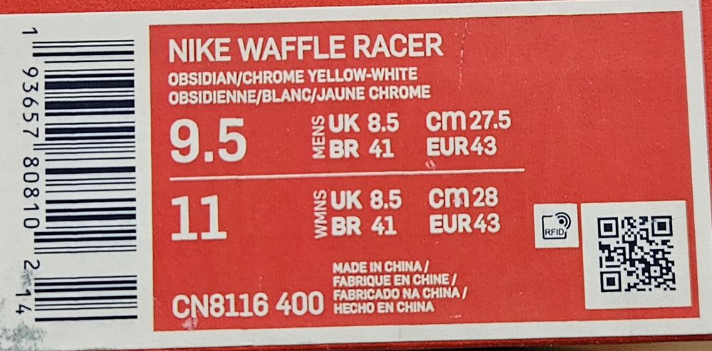 Ténis usados Nike Waffle Elite Racer tamanho 43.