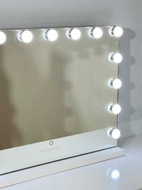 Lusterko wiszące odcienie szarości i srebra Bright Beauty Vanity