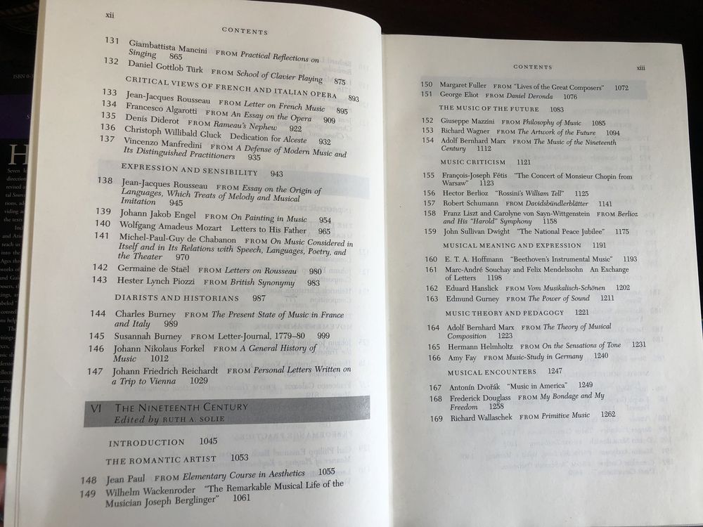 Strunk's Source Readings in the History of Music Leo Treitler editor