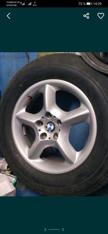 Продам легкосплавные диски на BMW X5 вместе с резиной