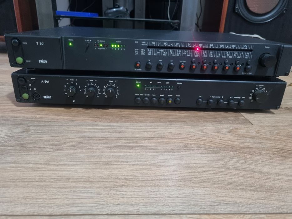 Okazja Wzmacniacz Braun a501 i tuner Braun T301