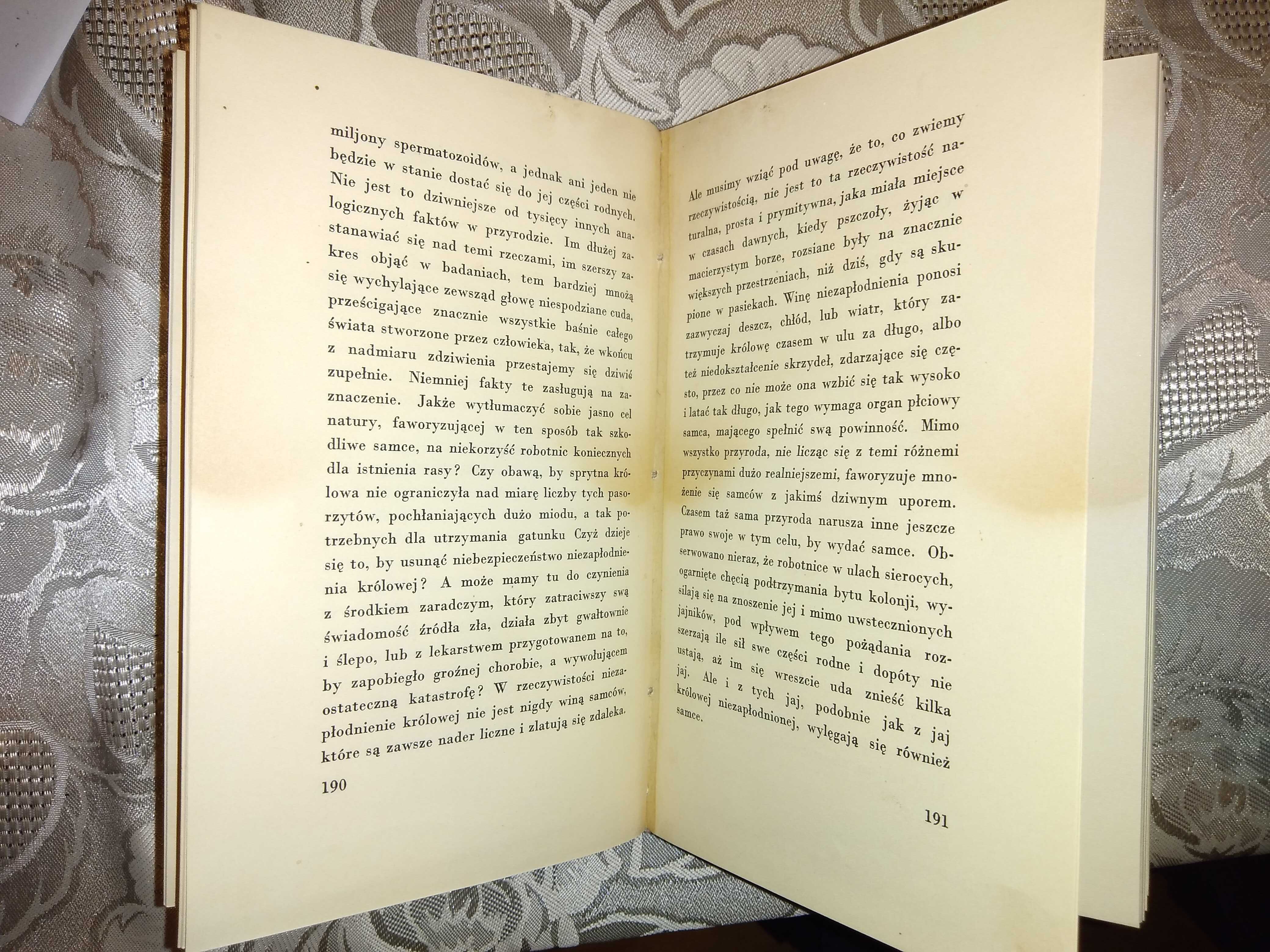 Książka "Życie pszczół" Maurycy Maeterlinck