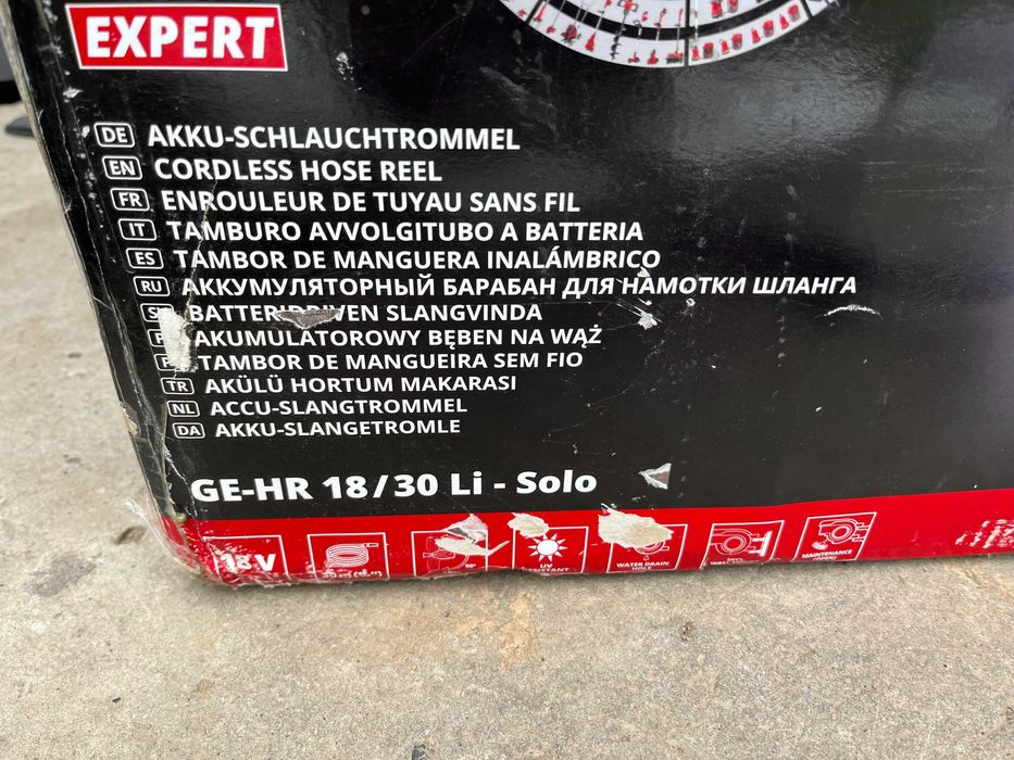 Котушка зі шлангом акумуляторна Einhell X-Change GE-HR 18/30 Li - Solo