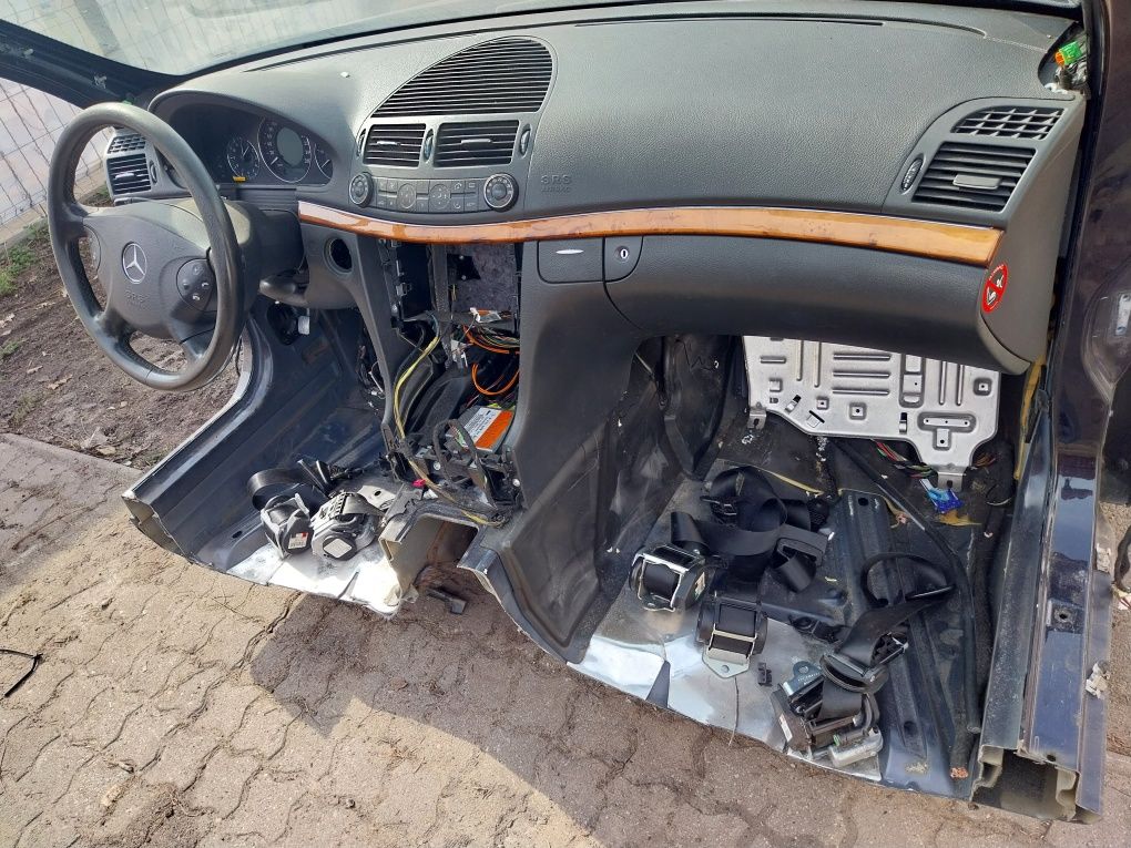 Mercedes w211 deska konsola kokpit Pasy poduszka airbag KPL