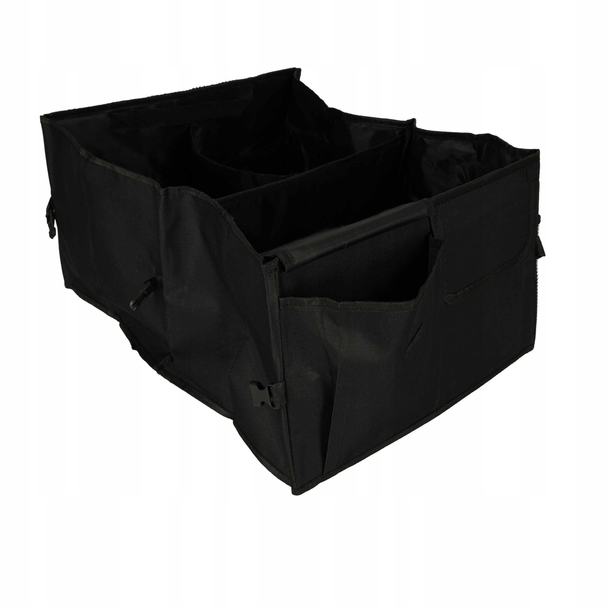 Pojemny kufer/organizer do bagażnika samochodu/auta - czarny