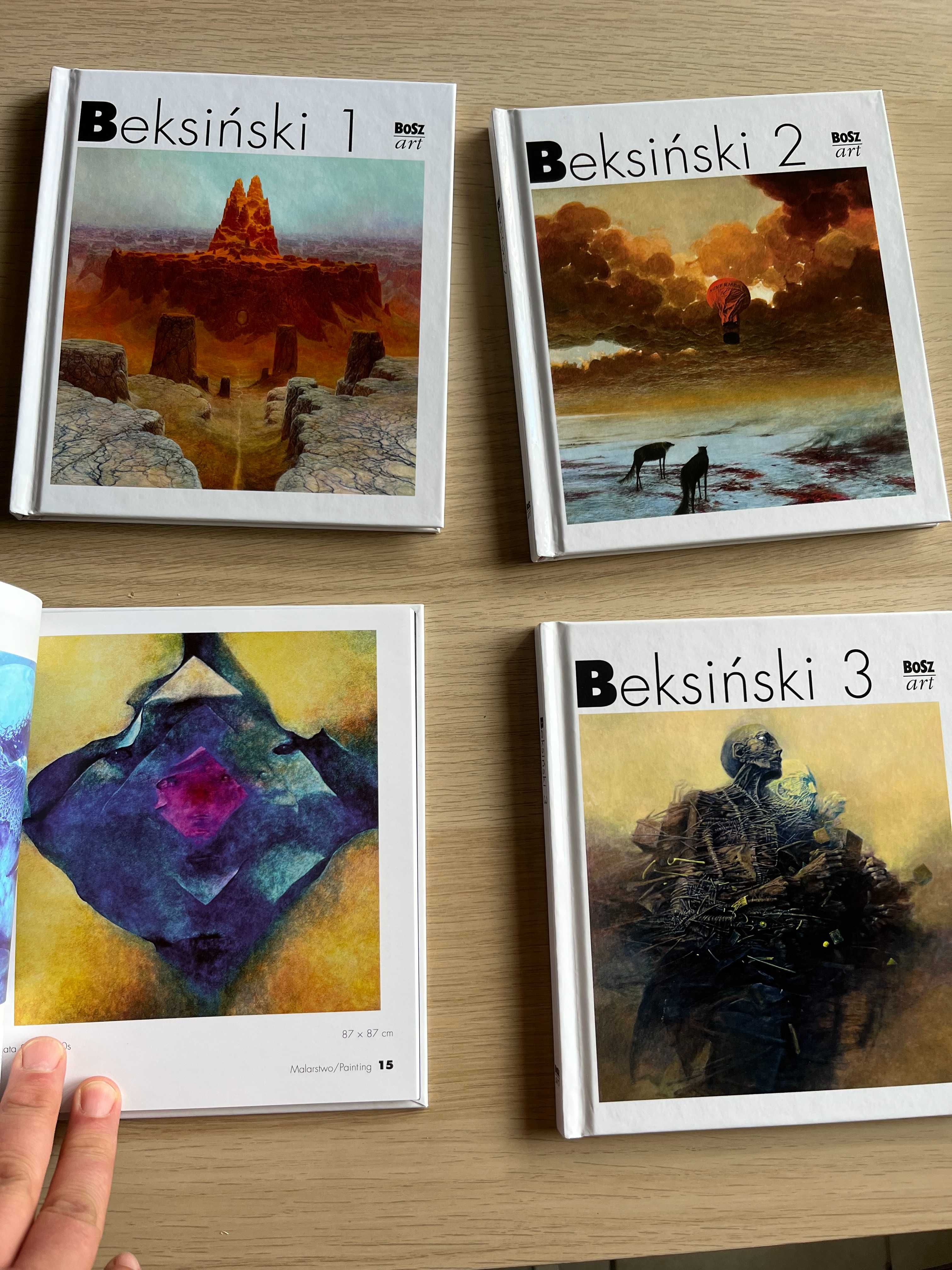 Beksiński album 1-4 w obwolucie ; Bosz ; stan idealny