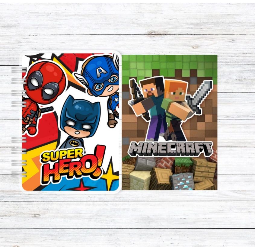 Gry na rzepy mini Minecraft i Superheroes
