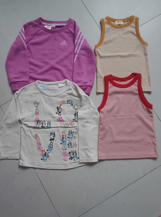 Шикарные детские вещи Zara Adidas Next H&M на девочку 4 года