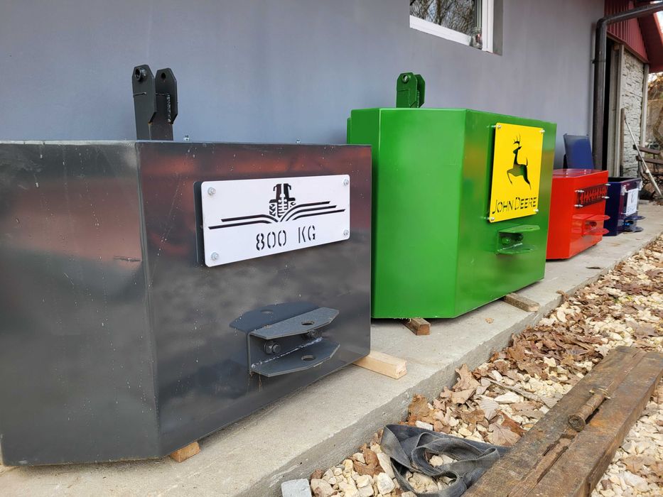 Obciążnik/ balast na TUZ ciągnika od 200kg do 1500kg z LOGIEM traktora
