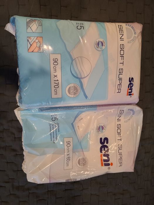 Podkłady higieniczne seni soft super 90x60 7 sztuk