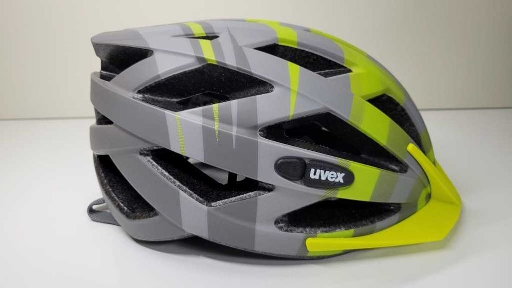 UVEX Air Wing CC grey lime matt Kask Rowerowy rozmiar 56-60cm