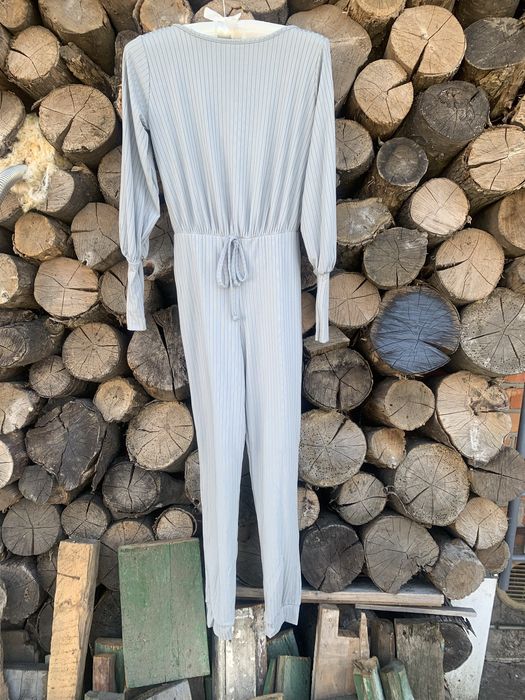 Комбінезон у рубчик чорний, сірий boohoo s/m, m/l