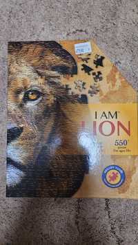Картонный пазл I am Lion