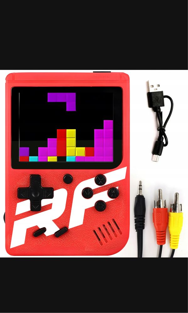 Mini konsola 3” do gier Retro przenośna 400 gier 8 I 16 Bit bitowych