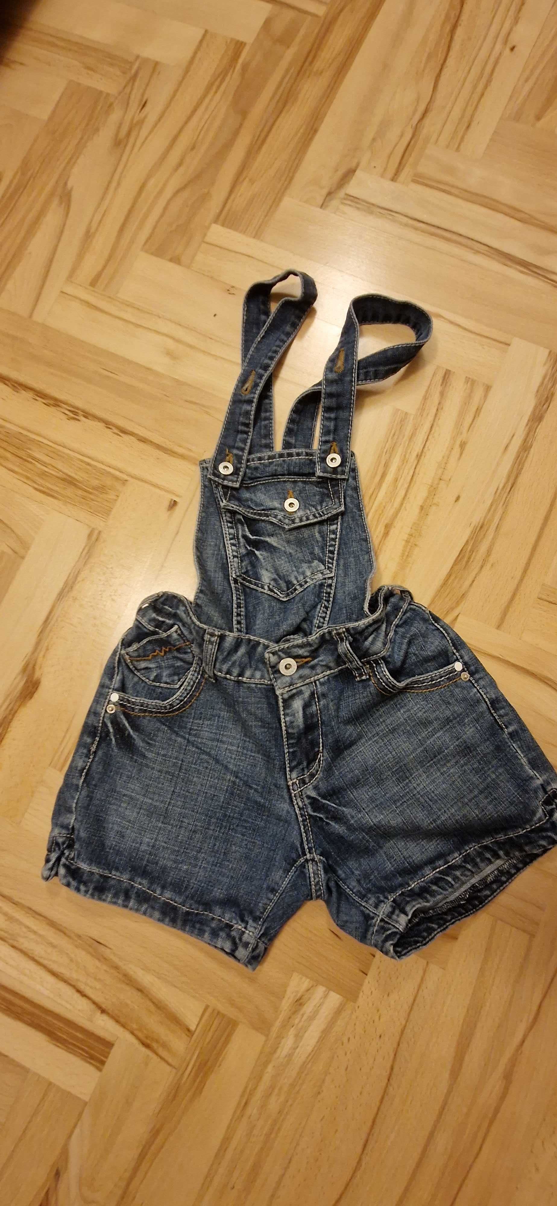 Ogrodniczki spodenki jeansowe Zara 152cm 10-11 lat