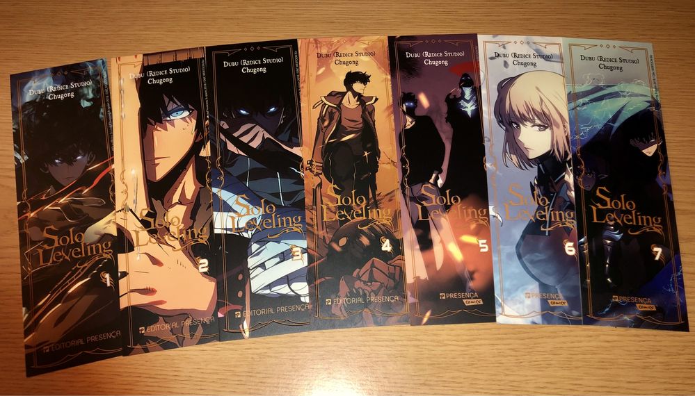 Colecão de 14 Marcadores de Livros ( Solo Leveling )