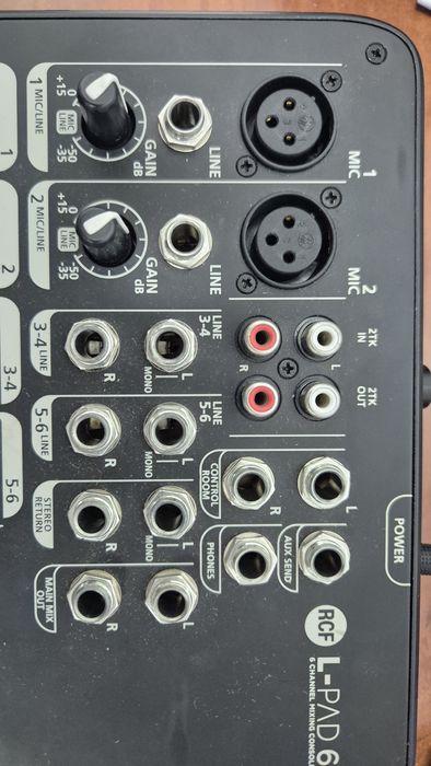 Мікшерний пульт rcf lpad 6