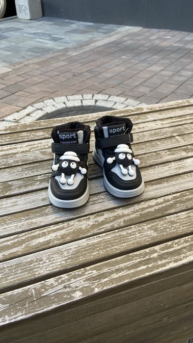 Утеплені  хайтопи для хлопчика 21 22 23 24 25 26