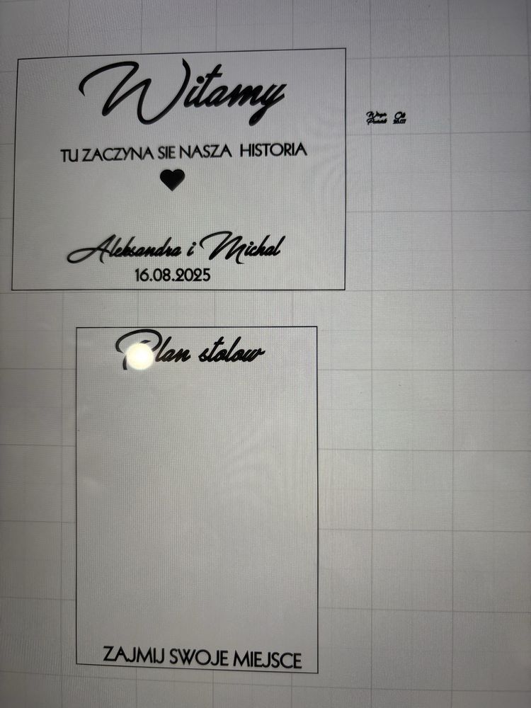 Personalizowane tablice +dodatki